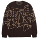 Huf Ανδρικό φούτερ Outlines Crewneck Sweater